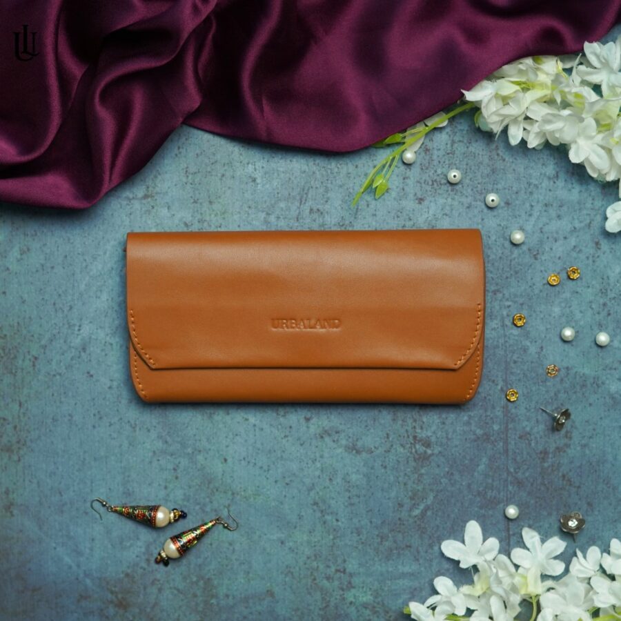 Flora Ladies Purse Brown
