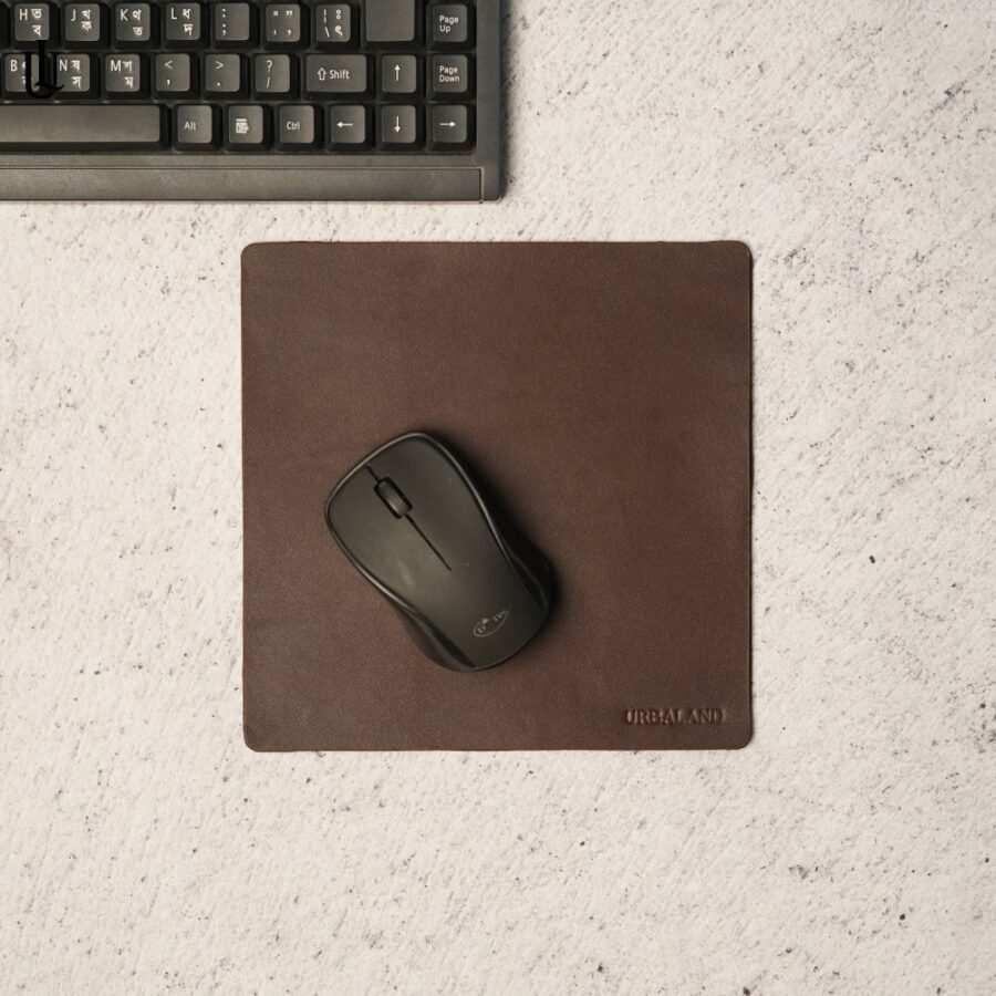 Mitch Leather Mousepad Plain Chocolate