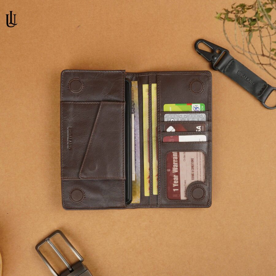 Jarvi Long Wallet - Chocolate